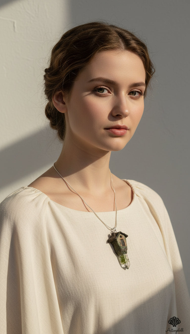 Forest Miniature House Pandant