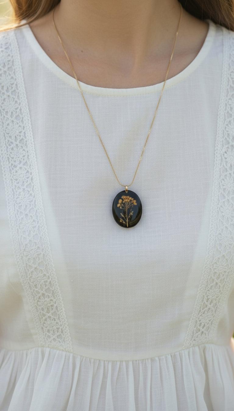 Floral pandant Chain