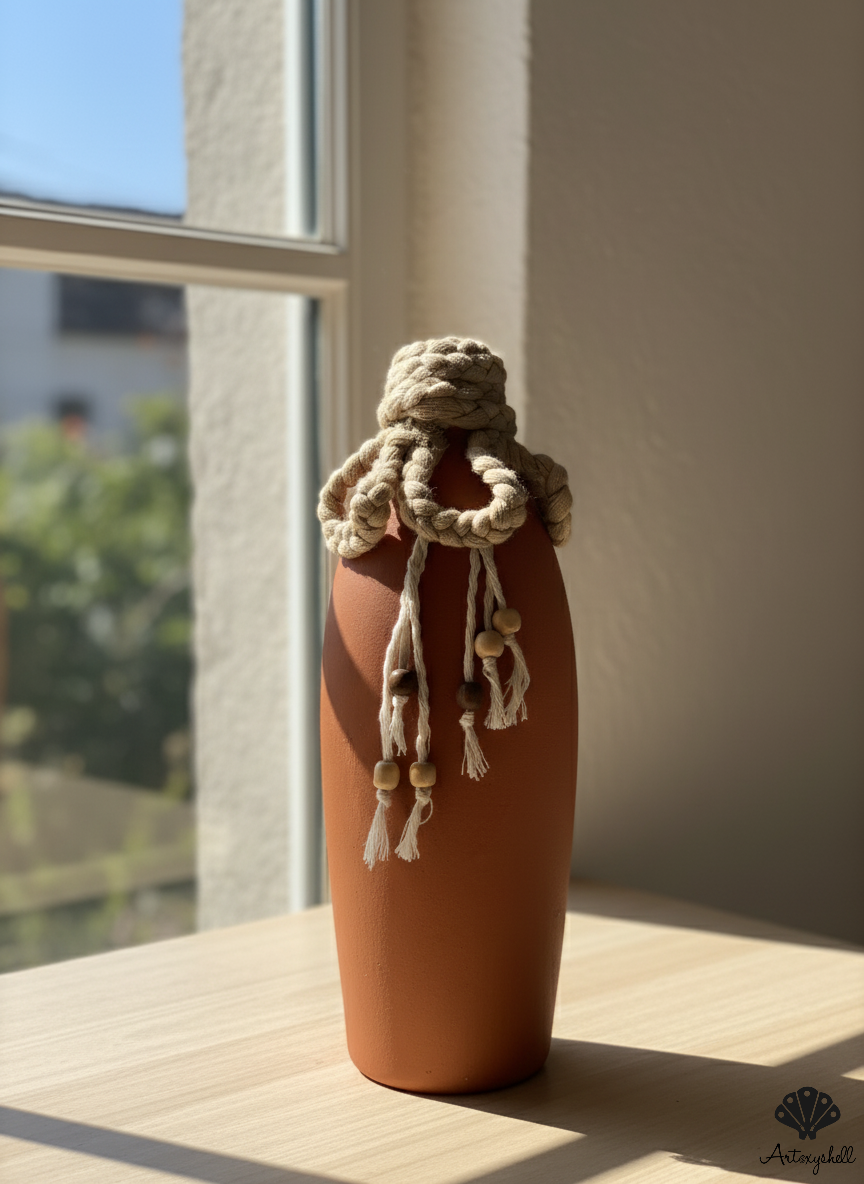 Terracotta vase