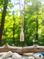"Whisper of the Sea" Tiny Vial Pendant Necklace