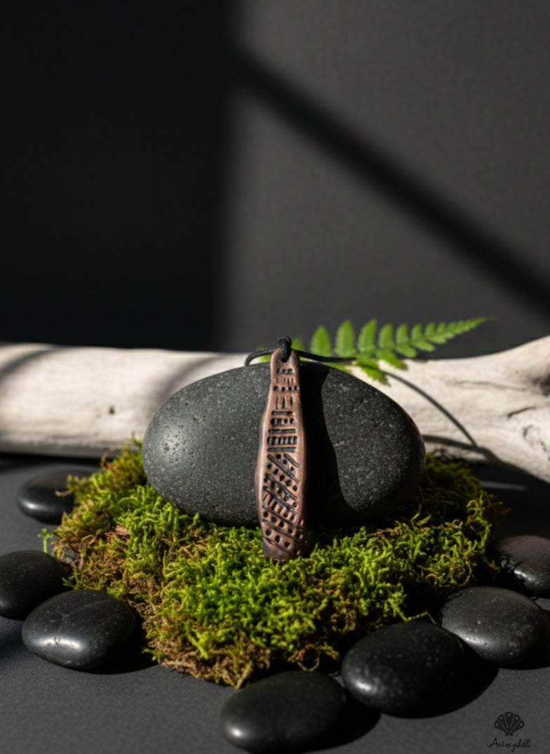 The 'Ancient Moss' Botanical Pendant