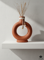 Terracotta vase
