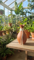 Terracotta vase