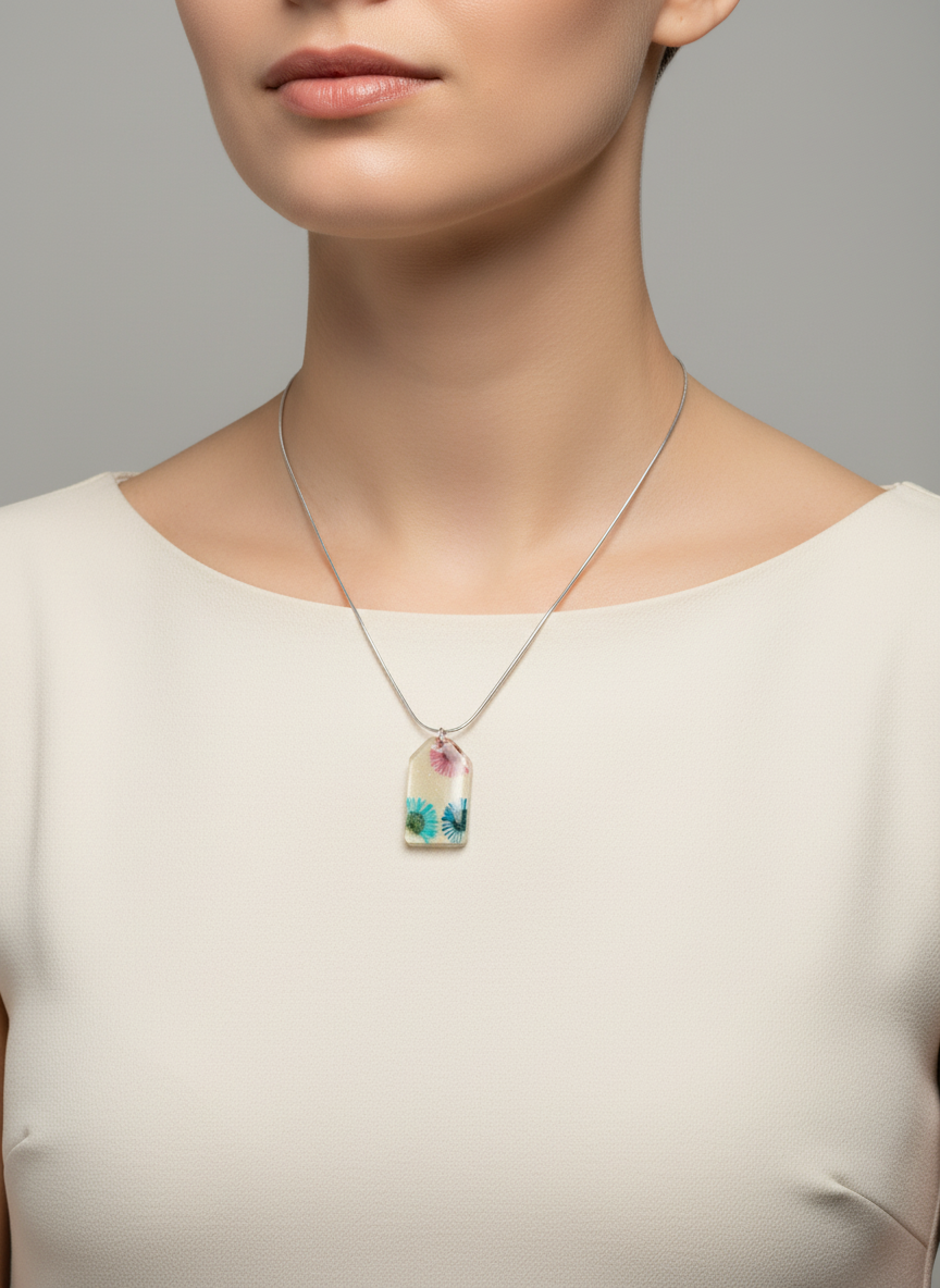 Floral  pendant chain