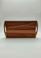 Hand-painted wooden tray