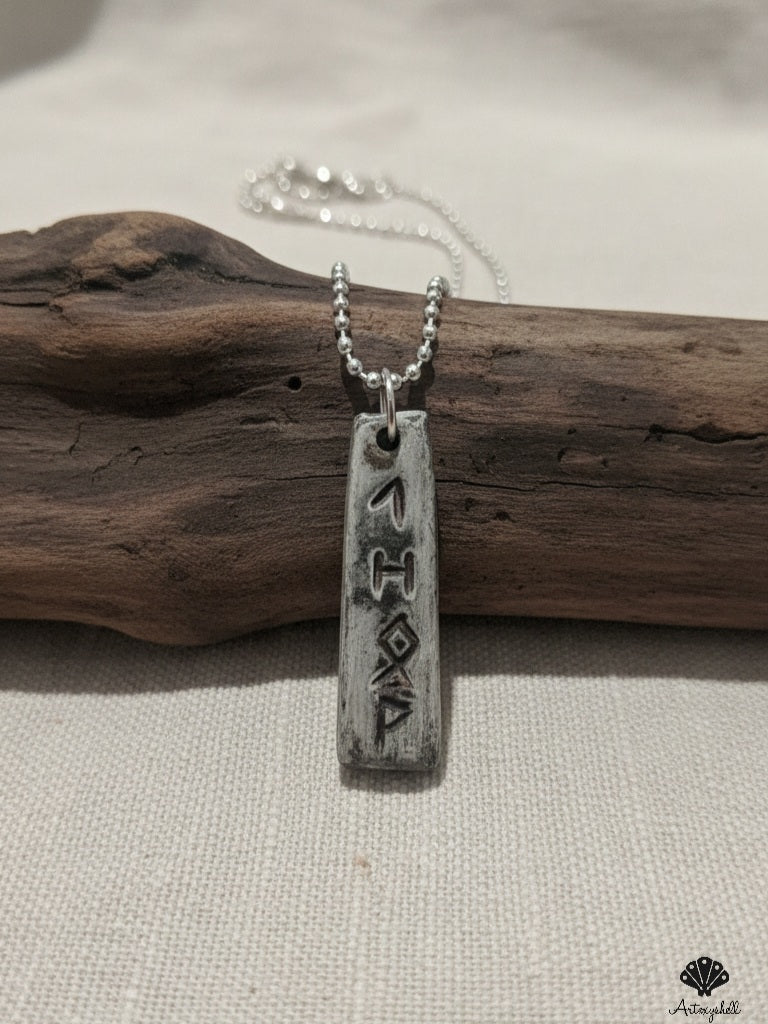 Handmade Viking Rune Pendant | Unisex Artisan Nordic Necklace
