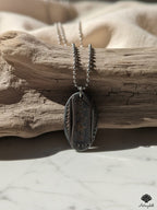 Handmade "Wander" Metal Unisex Pendant | Artisan Boho Necklace