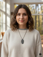 Handmade "Wander" Metal Unisex Pendant | Artisan Boho Necklace