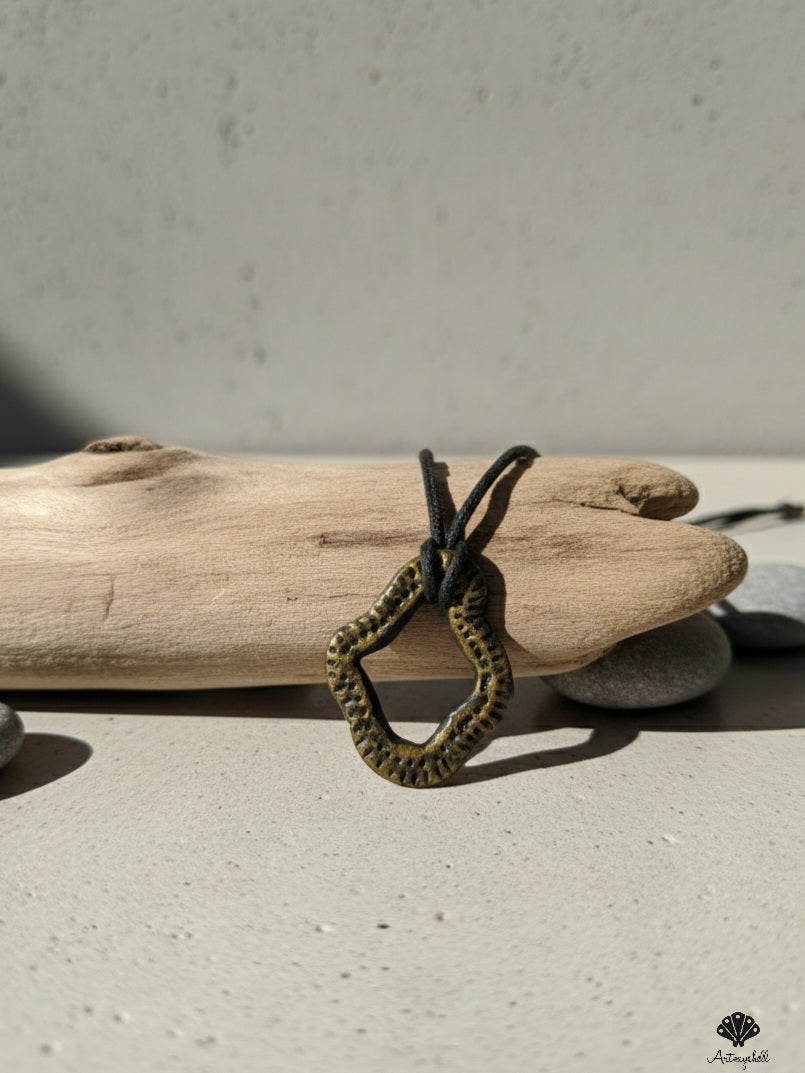 The 'Desert Sage' Bronze-Patina Botanical Pendant