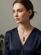 Elegant Floral Bar Pendant