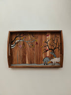 Wooden tray (hand-painted)
