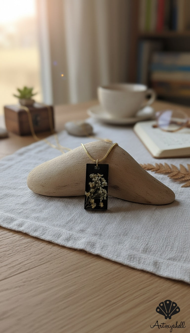 Eternal White Blossom Pendant