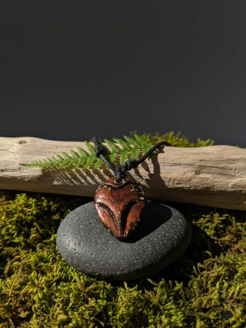 The 'Wildwood Heart' Owl Spirit Pendant