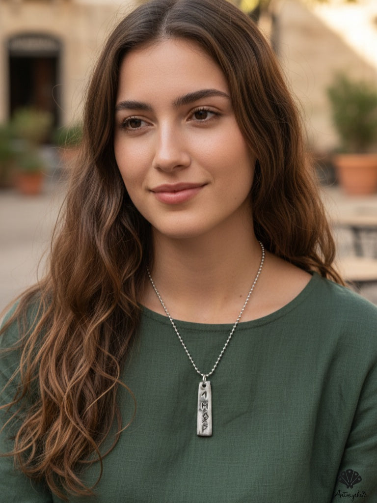 Handmade Viking Rune Pendant | Unisex Artisan Nordic Necklace