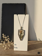 Pressed Flower Crystal Pendant