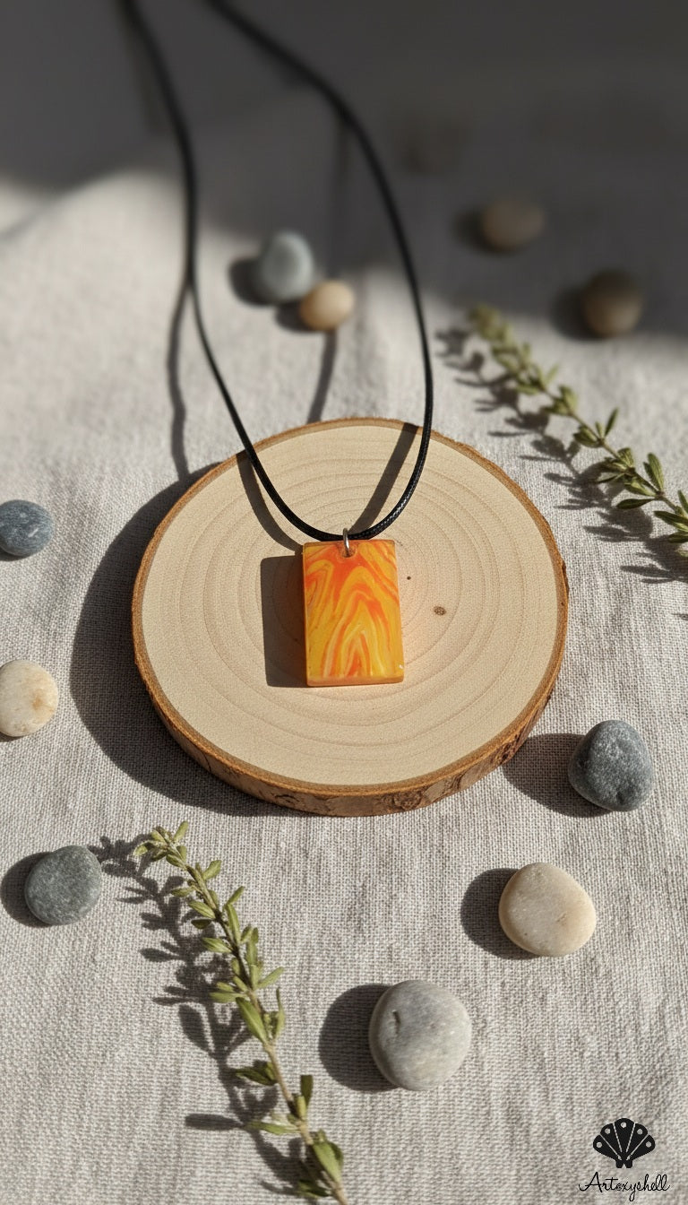 Neon Sunset Pendant