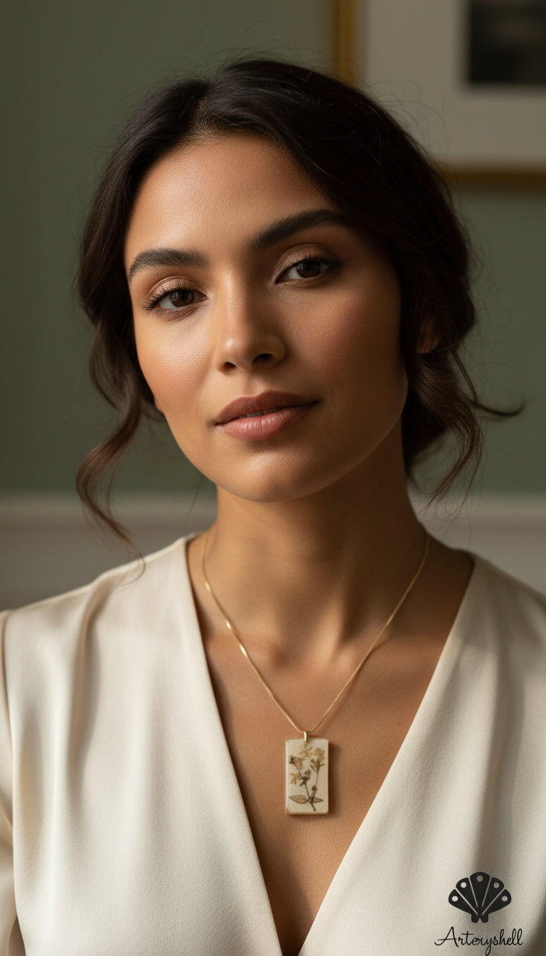 Floral pandant Chain